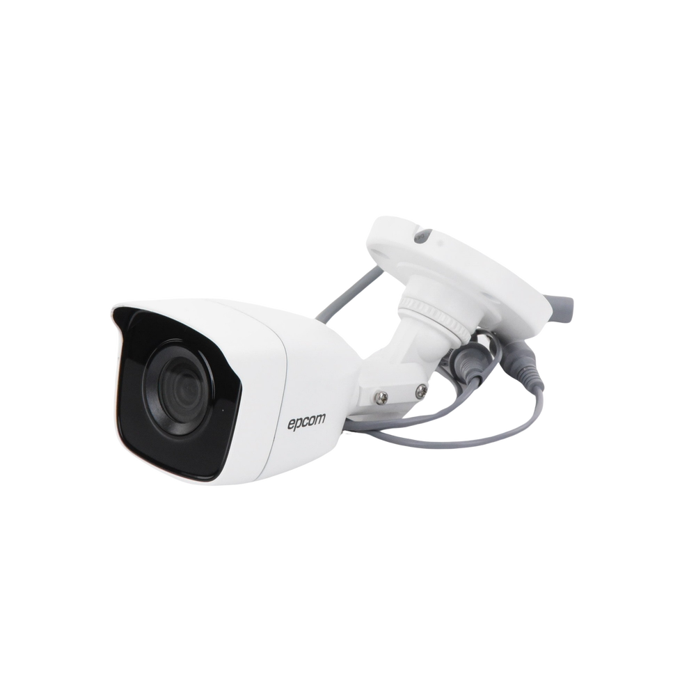 Bala TURBOHD 5 Megapíxel / Lente 2.8mm (85° de Visión) / Exterior IP66 / IR EXIR 20 mts / TVI-AHD-CVI-CVBS / Metal