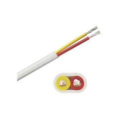 Rollo de cable plano grado marino calibre 14, de 2 conductores (rojo y amarillo) de 100 pies (30.48 m).
