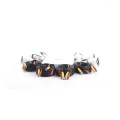 (MICRÓFONO Integrado) Kit TurboHD 1080p Lite / DVR 4 canales / Audio por Coaxitron / 4 Cámaras Bala de Metal con Micrófono Integrado