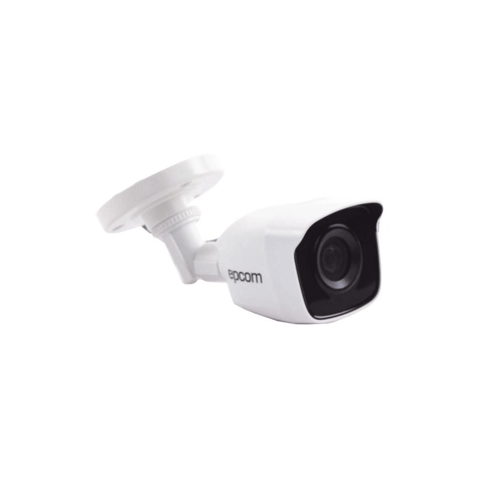Bala TURBOHD 2 Megapíxeles (1080p) / Gran Angular 103° / Lente 2.8 mm / IR EXIR Inteligente 20 mts / Exterior IP66 / dWDR / TVI-AHD-CVI-CVBS / Policarbonato