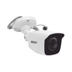 Bala TURBOHD 2 Megapíxeles (1080p) / METALICA / Gran Angular 103° / Lente 2.8 mm / IR EXIR Inteligente 20 mts / Exterior IP66 / TVI-AHD-CVI-CVBS