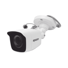 Bala TURBOHD 2 Megapíxeles (1080p) / METALICA / Gran Angular 103° / Lente 2.8 mm / IR EXIR Inteligente 20 mts / Exterior IP66 / TVI-AHD-CVI-CVBS