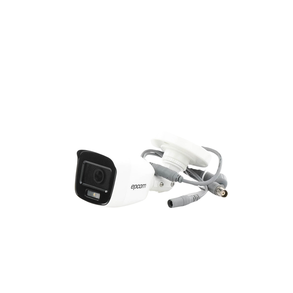Bala TURBOHD 2 Megapíxel (1080p) / Lente 2.8 mm / ColorVu / Microfono Integrado / Imagen a Color 24/7 / Policarbonato / Luz Blanca 20 mts / Exterior IP66 / TVI-AHD-CVI-CVBS / dWDR