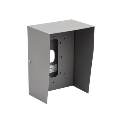 Cubierta Industrial para montaje de Porteros IP Fanvil y Grandstream, pintura electrostática color gris.