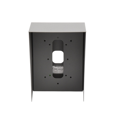 Cubierta Industrial para montaje de Porteros IP Fanvil y Grandstream, pintura electrostática color gris.