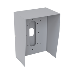 Cubierta Industrial para montaje de Porteros IP Fanvil y Grandstream, pintura electrostática color gris.