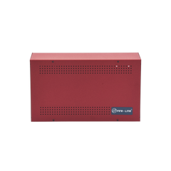 Gabinete para dos baterías de respaldo de 18 AH. Aplicaciones para sistemas de detección de incendio (FAS).