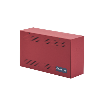 Gabinete para dos baterías de respaldo de 18 AH. Aplicaciones para sistemas de detección de incendio (FAS).