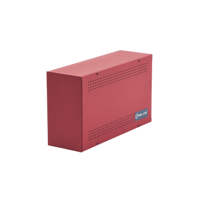 Gabinete para dos baterías de respaldo de 18 AH. Aplicaciones para sistemas de detección de incendio (FAS).