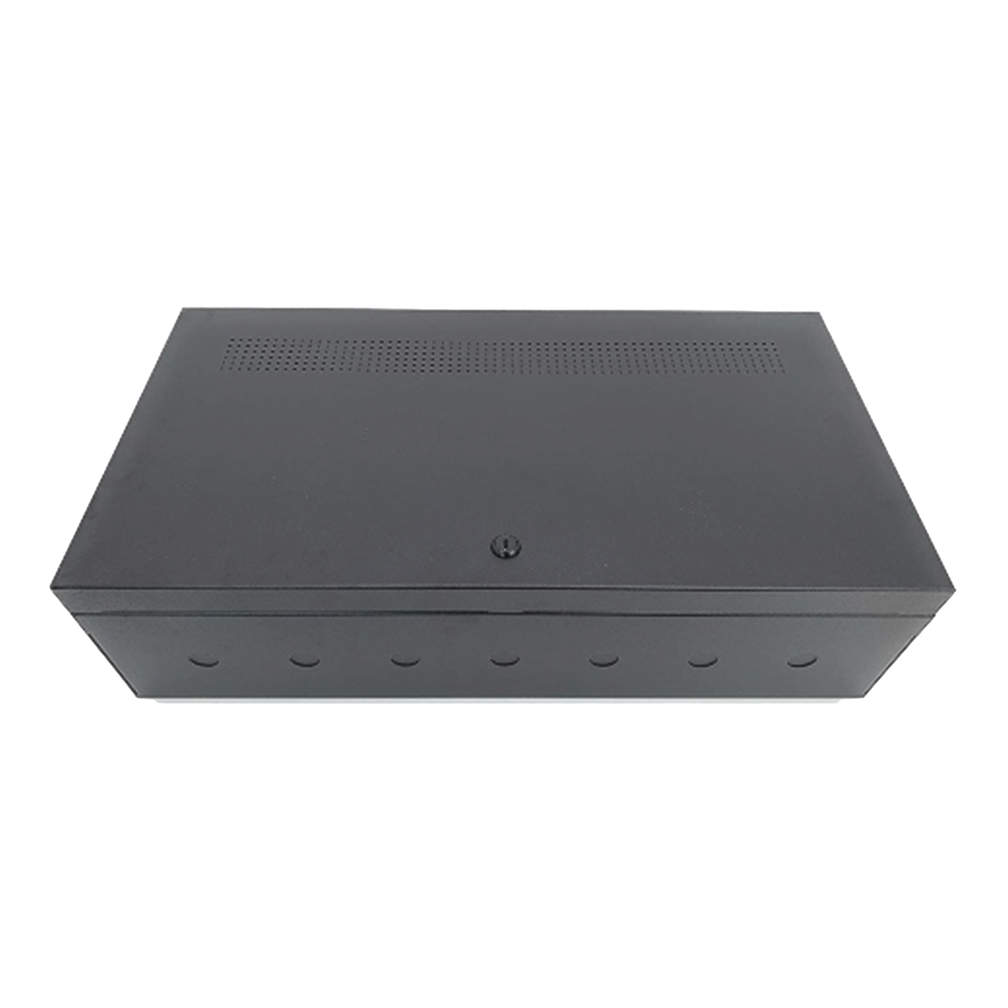 Gabinete metálico para chasis CHS-6 de NOTIFIER, hasta 6 módulos, color negro