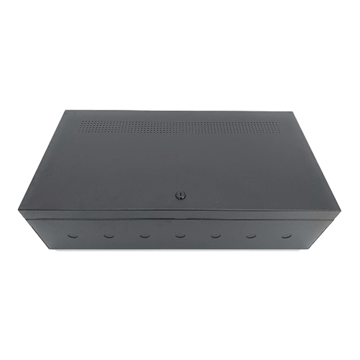 Gabinete metálico para chasis CHS-6 de NOTIFIER, hasta 6 módulos, color negro