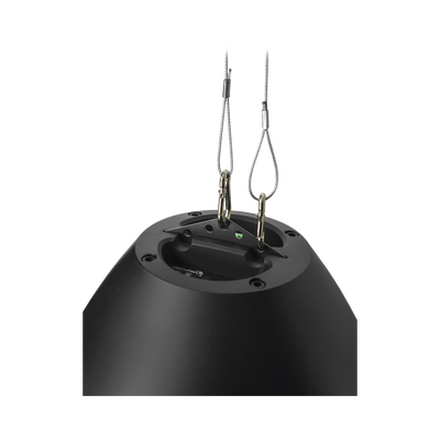 Altavoz colgante | 8 in | 70v /100v | 8 Ohms | 125 Watts | Negro
