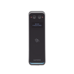 Lector Biométrico Facial (BEW3) / lector de tarjetas Prox EM, mifare, Tarjetas Virtuales por Bluetooth / con protección IP67, IK08