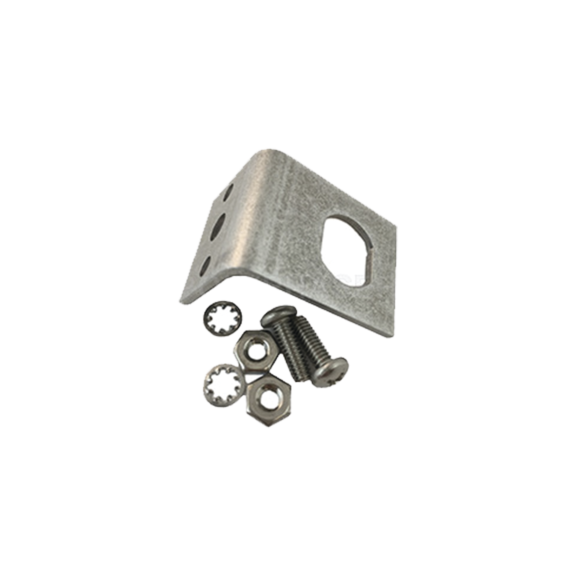 Kit Adaptador Brida a Mamparo / Conector Tipo N / Acero Inoxidable / Para Protectores Coaxiales