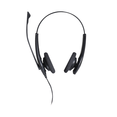 Jabra Biz 1500 Duo, auricular profesional con cancelación de ruido, ideal para contact center con conexión USB (1559-0159)