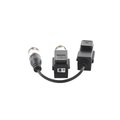 Kit de Transceptor (Balluns) TURBOHD con Boton Push / Hasta 8 MP (4K) / 100% Cobre / Soporta HD-TVI / AHD / CVI / CVBS / Audio por Coaxitron / Datos para Menu de Configurar de Cámaras