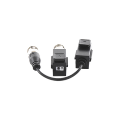 Kit de Transceptor (Balluns) TURBOHD con Boton Push / Hasta 8 MP (4K) / 100% Cobre / Soporta HD-TVI / AHD / CVI / CVBS / Audio por Coaxitron / Datos para Menu de Configurar de Cámaras
