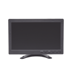 Monitor 10.1" TFT-LCD ideal para colocar en vehículos o DVR/NVR. Entradas de video HDMI, VGA y RCA (CVBS)