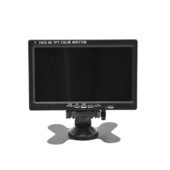 Monitor 7" TFT-LCD ideal para colocar en vehículos o DVR/NVR.  Entradas de video HDMI, VGA y RCA (CVBS)