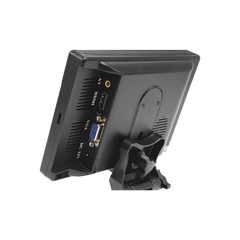 Monitor 7" TFT-LCD ideal para colocar en vehículos o DVR/NVR.  Entradas de video HDMI, VGA y RCA (CVBS)