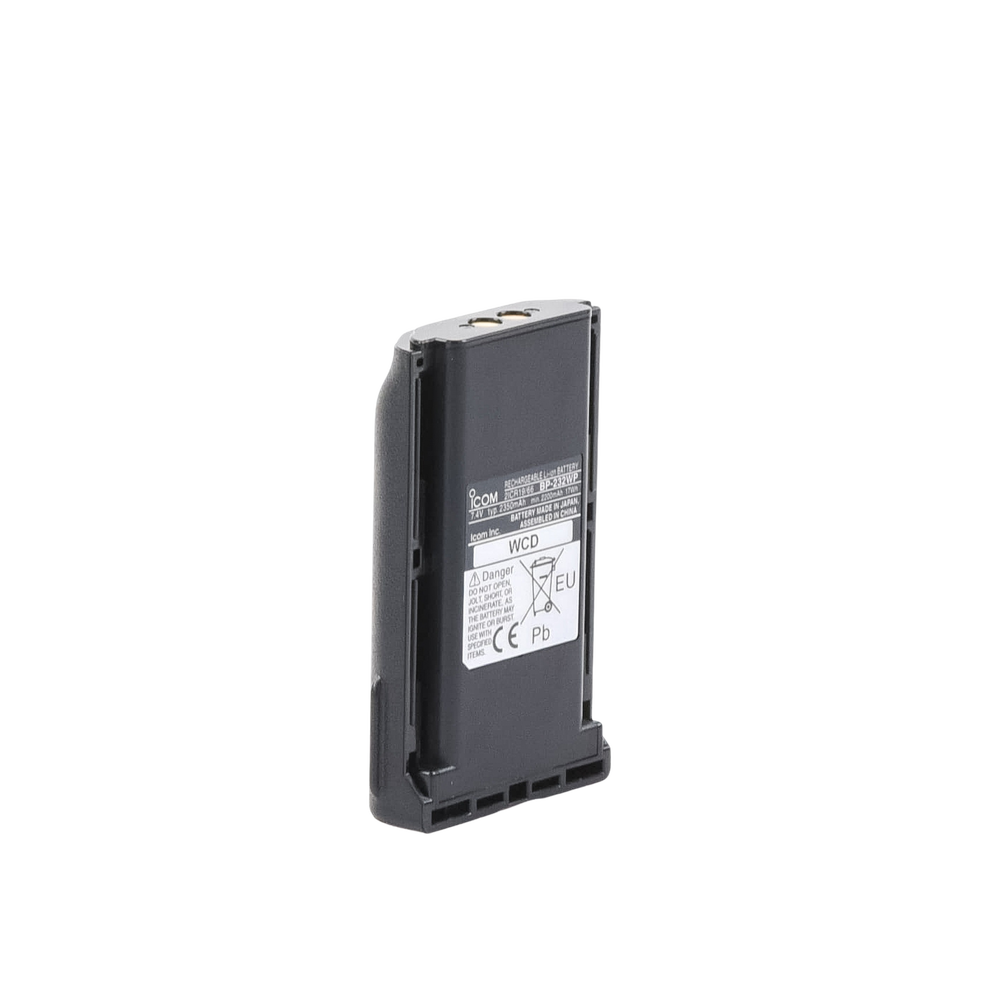 Batería de 2300 mAh, Li-Ion. Sumergible. Para Radios IC-F3230D/4230D, F3261/4261DS/DT
