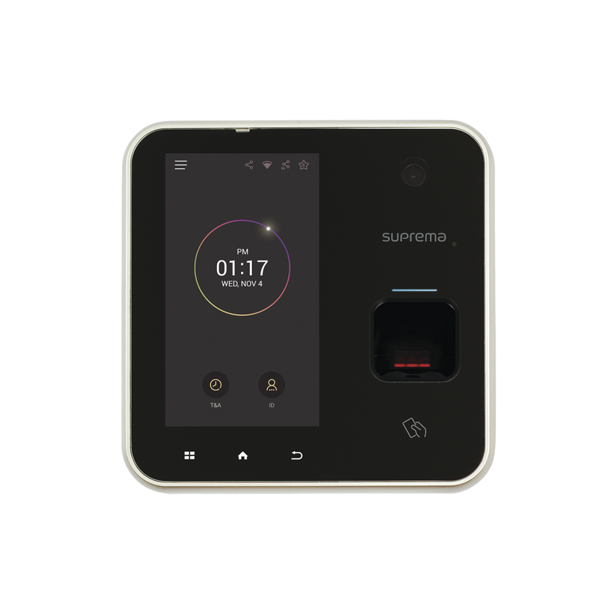 BioStation A2 Lector de Huella con Teclado Touch y Lector ( 13.56MHz /MIFARE /NFC /DESFire /DESFire EV1 /Felica ) / WiFi / PoE