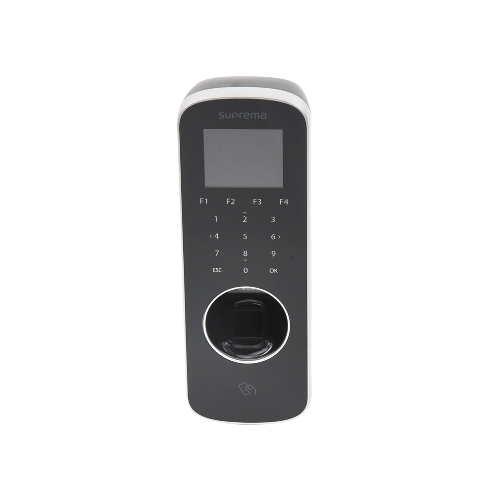 BioStation L2 Lector de Huella Delgado con Teclado Touch y  Lector 13.56 MHz MIFARE®/ NFC /DESFire/DESFire EV1/ Felica
