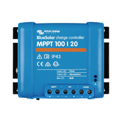 BlueSolar MPPT 100/20. Controlador Solar MPPT 20A, Voltaje Selección Automática: 12/24/48 Vcc.