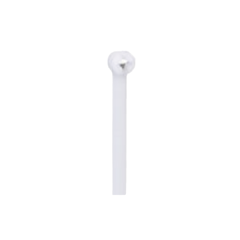Cincho Dome-Top 305mm largo x 4.7mm ancho, Nylon 6.6, Color Natural. Paquete 1000 piezas
