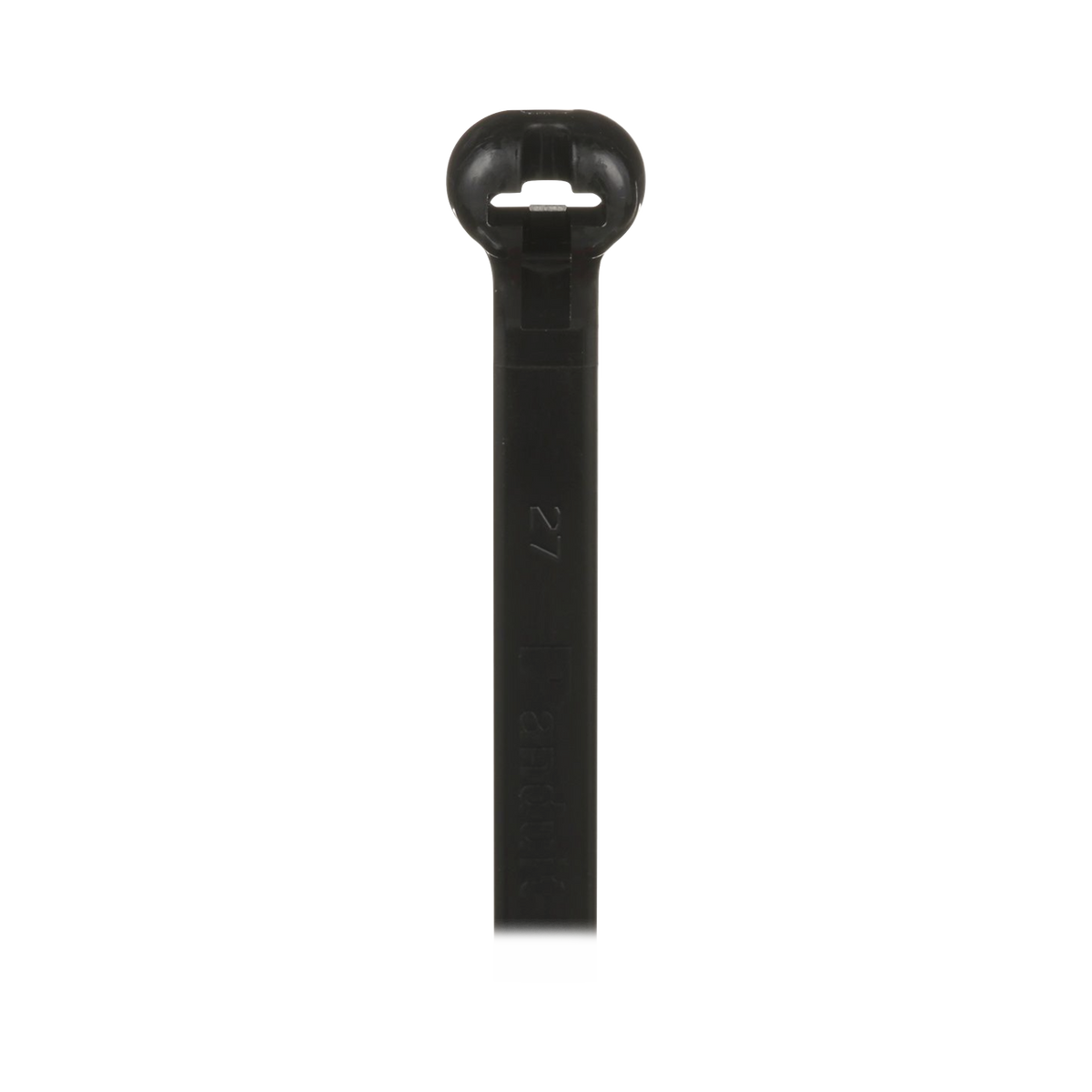 Cincho Dome-Top Nylon 6.6, 378mm largo x 7mm ancho, Color Negro. Paquete de 250 piezas