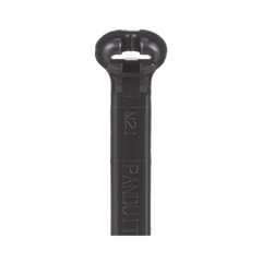 Cincho de Nylon 6.6 Dome-Top®, Con Lengüeta de Bloqueo de Acero Inoxidable, 620 mm largo x 7mm ancho, Color Negro, Exterior Resistente a Rayos UV, Paquete de 100pz