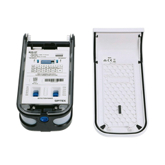 Sensor de Movimiento / 24 Metros de Detección / 100% Exterior / Serie Shield de Optex / Diseño Estético y Formal / Cableado / Compatible con cualquier panel de alarma