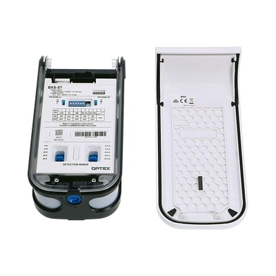 Sensor de Movimiento / 24 Metros de Detección / 100% Exterior / Serie Shield de Optex / Diseño Estético y Formal / Cableado / Compatible con cualquier panel de alarma