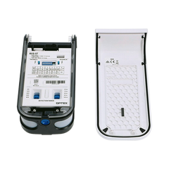 Sensor de Movimiento / 24 Metros de Detección / 100% Exterior / Serie Shield de Optex / Diseño Estético y Formal / Cableado / Compatible con cualquier panel de alarma