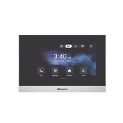 Monitor ANDROID / Soporta APP Android / Pantalla Touch Screen LCD 7" / WiFi / Punto WIFI / Bluetooth / PoE / SIP / 8 Entradas de Alarma / 1 Salida de Relé / Comunicación con App de Familiares / Administración 100 % en la Nube