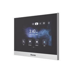 Monitor ANDROID / Soporta APP Android / Pantalla Touch Screen LCD 7" / WiFi / Punto WIFI / Bluetooth / PoE / SIP / 8 Entradas de Alarma / 1 Salida de Relé / Comunicación con App de Familiares / Administración 100 % en la Nube