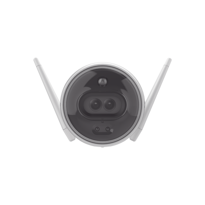 Bala IP 2 Megapíxel / Wi-Fi  / Doble Lente / COLORES EN OSCURIDAD / Deteccion de Personas o Vehículos  / Cruce de Línea / Intrusión a un área / Audio de dos vías / Luz Estroboscópica / Sirena / MicroSD