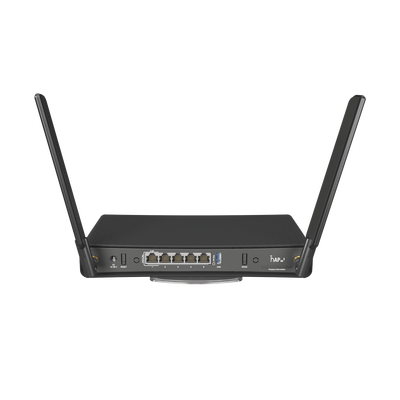 (hAP ax3) Router Wireless 802.3ax, 1 puerto 2.5Gbps, 4 puertos 1Gbps