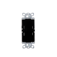 Switch un solo polo 15 Amp negro nigth
