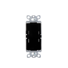 Switch un solo polo 15 Amp negro nigth