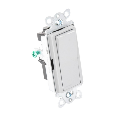 Switch un solo polo 15 Amp GRIS