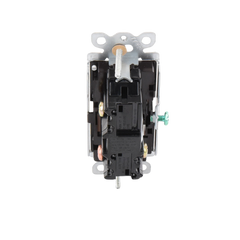 Interruptor Claro, 3 Hilos, 15A, Color Blanco