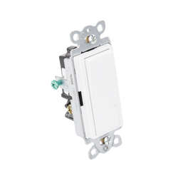 Interruptor Claro, 3 Hilos, 15A, Color Blanco