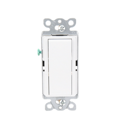 Interruptor Claro, 3 Hilos, 15A, Color Blanco