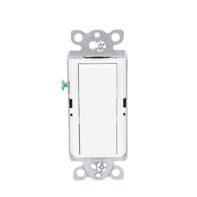 Interruptor Claro, 3 Hilos, 15A, Color Blanco