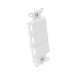 Caja de pared para contactos varios, 6 mini espacios.