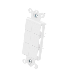 Caja de pared para contactos varios, 6 mini espacios.