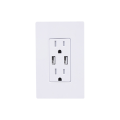 TOMACORRIENTE 15 AMP CONECTOR USB