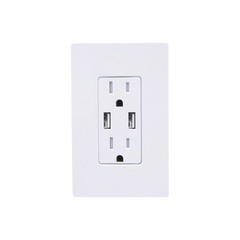 TOMACORRIENTE 15 AMP CONECTOR USB