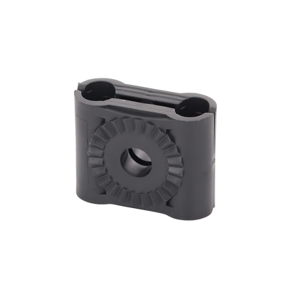 Paquete de 10 Sujetadores Plasticos Para Cable Coaxial de 3/8"